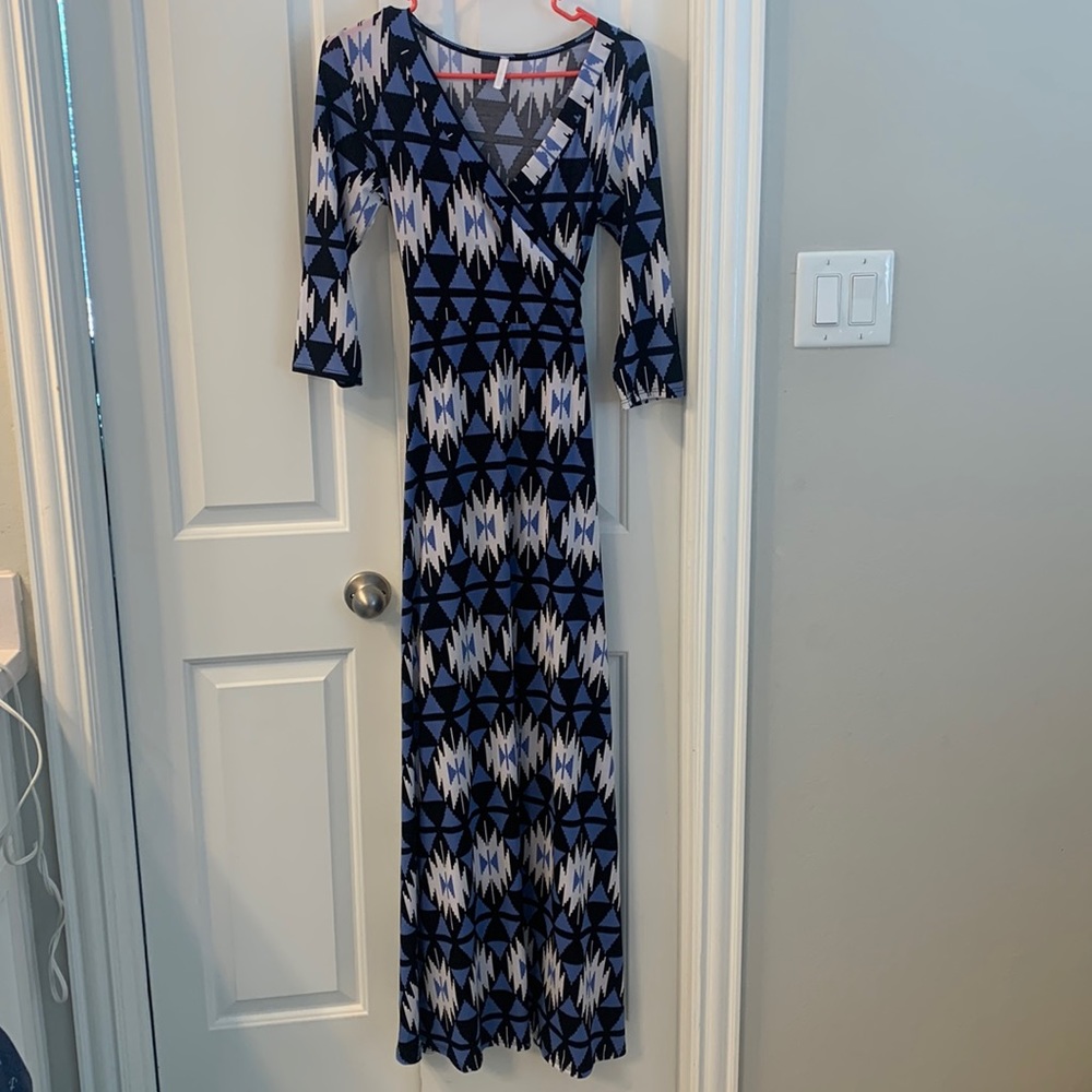 Beautiful Faux Wrap MaxiDress